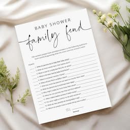 50 Baby Voorspelling Kaarten Babyshower Spel Neutraal - 14 Spellen Set — thumbnail 7