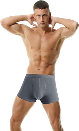 Set van 4 Heren Slips Comfortabel Ondergoed Super Zacht Ademend — thumbnail 2