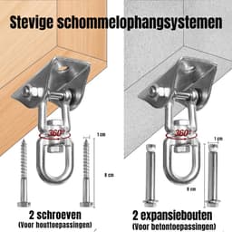 MIRA® Sex Schommel - Sex Stoel - Bondage - Zwart - 43cm x 24cm x 11cm — thumbnail 6