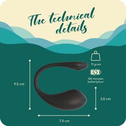 ONLYTOYS® The Wave - Vibrerend Ei met Afstandsbediening - Clitoris Stimulator - G Spot Vibrator Tril Ei met App - Vibrators voor Vrouwen en Koppels - Vibrerende Eieren - Sex Toys — thumbnail 8