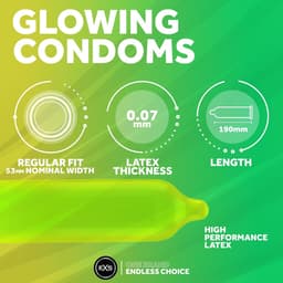 EXS Glow in the Dark lichtgevende condooms 100 stuks (grootverpakking) — thumbnail 7