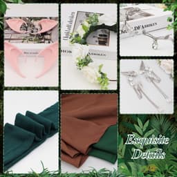 Middeleeuws kostuum voor dames - Renaissance jurk met bloemenkroon, elfenoren en trumpet mouwen — thumbnail 4