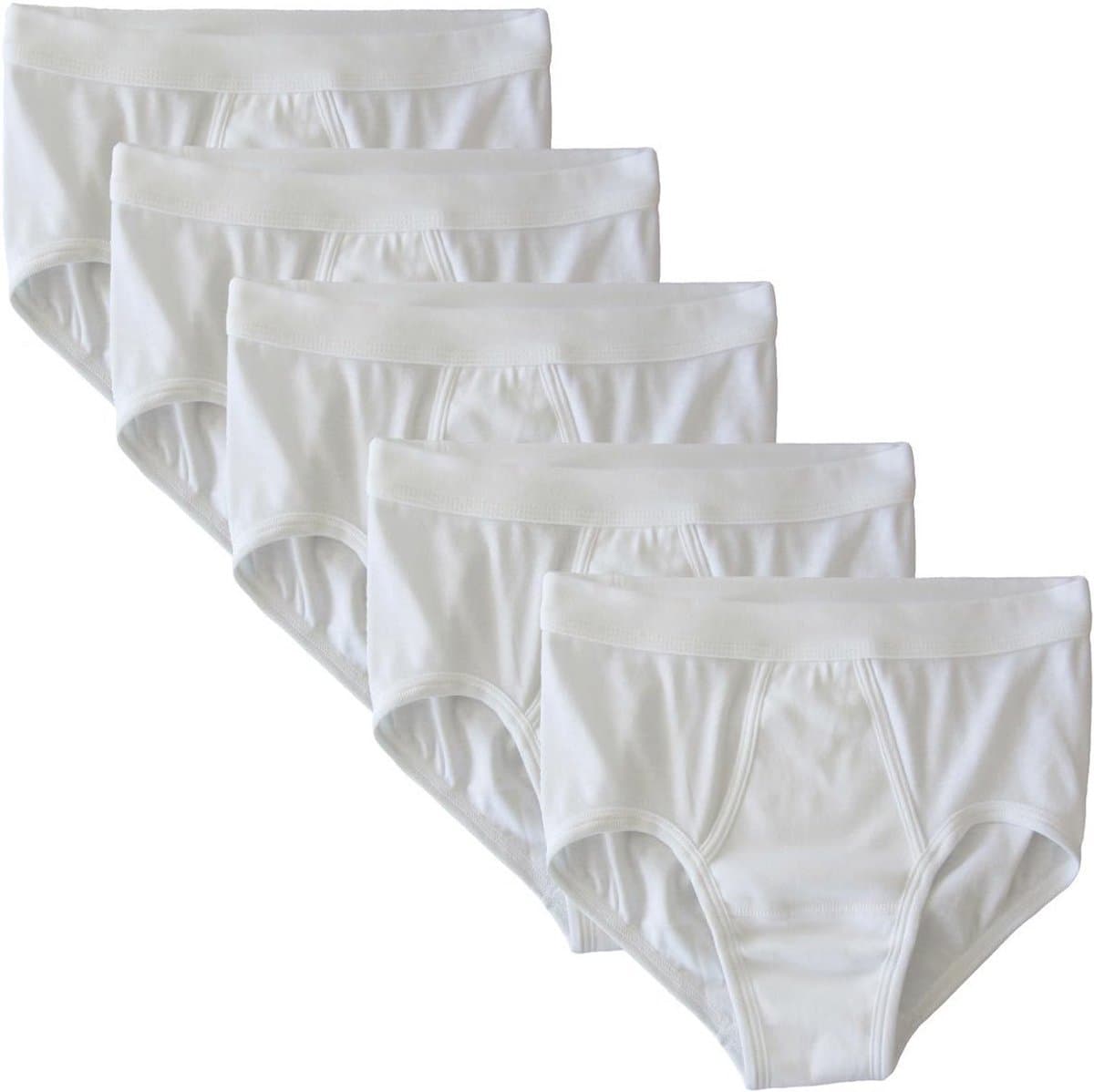 5-Pack Heren Slips met Gulp en Zachte Tailleband - 100% Biologisch Katoen — afbeelding 1