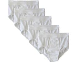 5-Pack Heren Slips met Gulp en Zachte Tailleband - 100% Biologisch Katoen