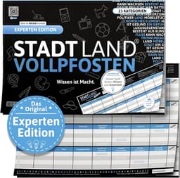 Stadt Land Vollpfosten - Expert Edition - A4 — thumbnail 1