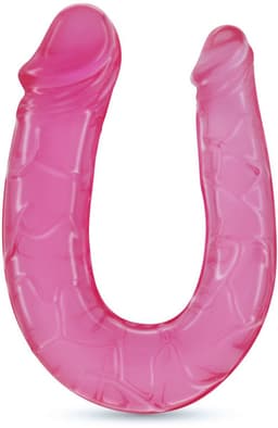 Deep Diver - Double Dildo with Anal Lubricant - 1.7 fl oz / 50 ml - Pink — thumbnail 2