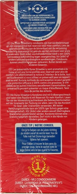Durex Condooms Aardbeiensmaak - 20 stuks — thumbnail 7
