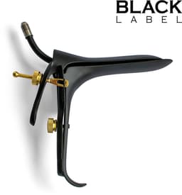 Black Label - Cusco Speculum met glijmiddel-slangetje - Zwart/Goud — thumbnail 1