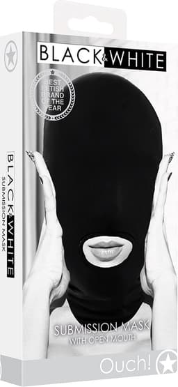 Ouch! Submission Mask - Met open mond - Comfortabel en glanzend — thumbnail 2