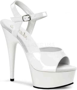 EU 42,5 = US 12 | DELIGHT-609 | 6 Heel, 1 3/4 PF Ankle Strap Sandal — thumbnail 1