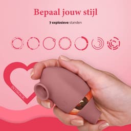Intimagic Luchtdruk Vibrator en Clitoris Likker 2 in 1 - Pleasure Clit Stimulator Seksspeeltje Love Toys Sex Toy Adult Toy Oplaadbaar — thumbnail 5