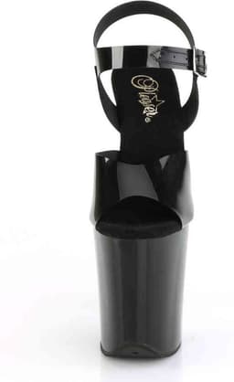 Pleaser - FLAMINGO-808N Sandaal met enkelband, Paaldans schoenen - Paaldans schoenen - 44 Shoes - Zwart — thumbnail 3