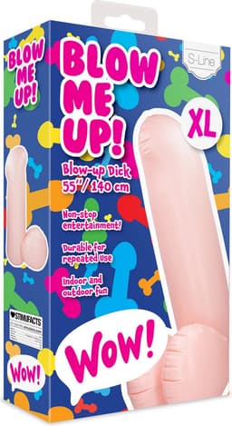 Opblaasbare penis - 55''/ 140 cm - Beige — thumbnail 5