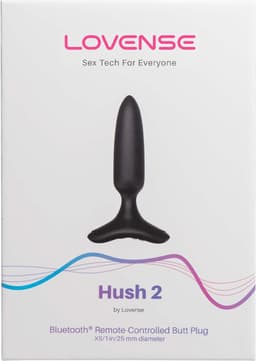 Lovense - Hush 2 Vibrerende Buttplug Met App - Zwart — thumbnail 7
