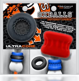 Oxballs - Ultracore Core Ballstretcher with Axis Ring Rood — thumbnail 5
