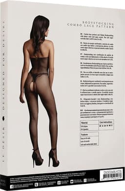Visnet en Kant Bodystocking - Één Maat — thumbnail 8