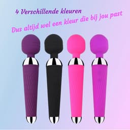 Magic Wand Vibrator - G Spot Vibrator & Clitoris Stimulator voor vrouwen - Oplaadbaar & Hypoallergeen - Sex Toys ook voor Koppels - Paars — thumbnail 12