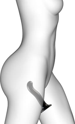 Strap-On-Me - G-Spot en P-spot Dildo - Zwart — thumbnail 5
