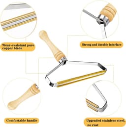 Haarverwijderaar Verlengen,1 Pack Tapijt Sofa Kat Hond Haar Lint Remover, Herbruikbare Kleding Beddengoed Huisdier Bont Remover Stof fuzz Scheerapparaat Tapijt Schraper — thumbnail 3