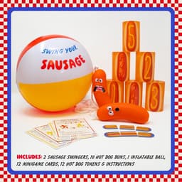 Lucky Egg Swing Your Worst - Familiefeestspellen Groepen - Feestspellen Organiseren - Zwaai Met Je Worst — thumbnail 4