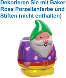 Keramische Bloempotten - Doos van 2, verf-het-zelf Plantenpot — thumbnail 5