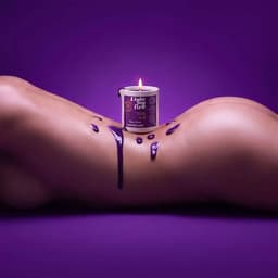 Love to Love - Light My Fire - Druppelkaars - Wax Play - Paars — thumbnail 2