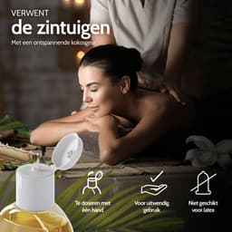 Vibratissimo 'Coconut': exotische massageolie met kokosnoot, liefdesolie, erotische olie — thumbnail 5