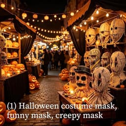 Halloween Scarecrow Masker, Volledig Hoofdmasker van Latex met Jute-look, Griezelig Vogelverschrikkerontwerp, Oog- en Mondopeningen, Voor Halloweenfeestjes（Type 6） — thumbnail 4