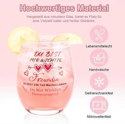 Persoonlijk Cadeau voor Vrouwen, Gegraveerd Wijnglas en Geurkaars Set, Perfect voor Verjaardagen en Speciale Gelegenheden — thumbnail 3
