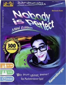 Mini Partyspel - Communicatiespel - Gezelligheid - Compact formaat - 13x11 cm - Wit — thumbnail 1