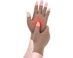 Handschoenen Compressiehandschoenen artrose handschoenen artritis halve vinger handschoenen antislip fietshandschoenen sporthandschoenen voor mannen vrouwen hardlopen fietsen klimmen