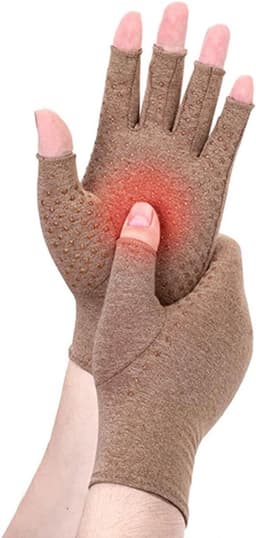 Handschoenen Compressiehandschoenen artrose handschoenen artritis halve vinger handschoenen antislip fietshandschoenen sporthandschoenen voor mannen vrouwen hardlopen fietsen klimmen — thumbnail 1