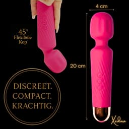 Xedôra® Auréa Pink Wand Massager - Vibrators voor Vrouwen - Krachtige Clitoris Stimulator - 20 Standen - Stil & Discreet - Sex Toys voor Vrouwen - Seksspeeltjes - Ideaal cadeau voor haar - Magic Wand - — thumbnail 2