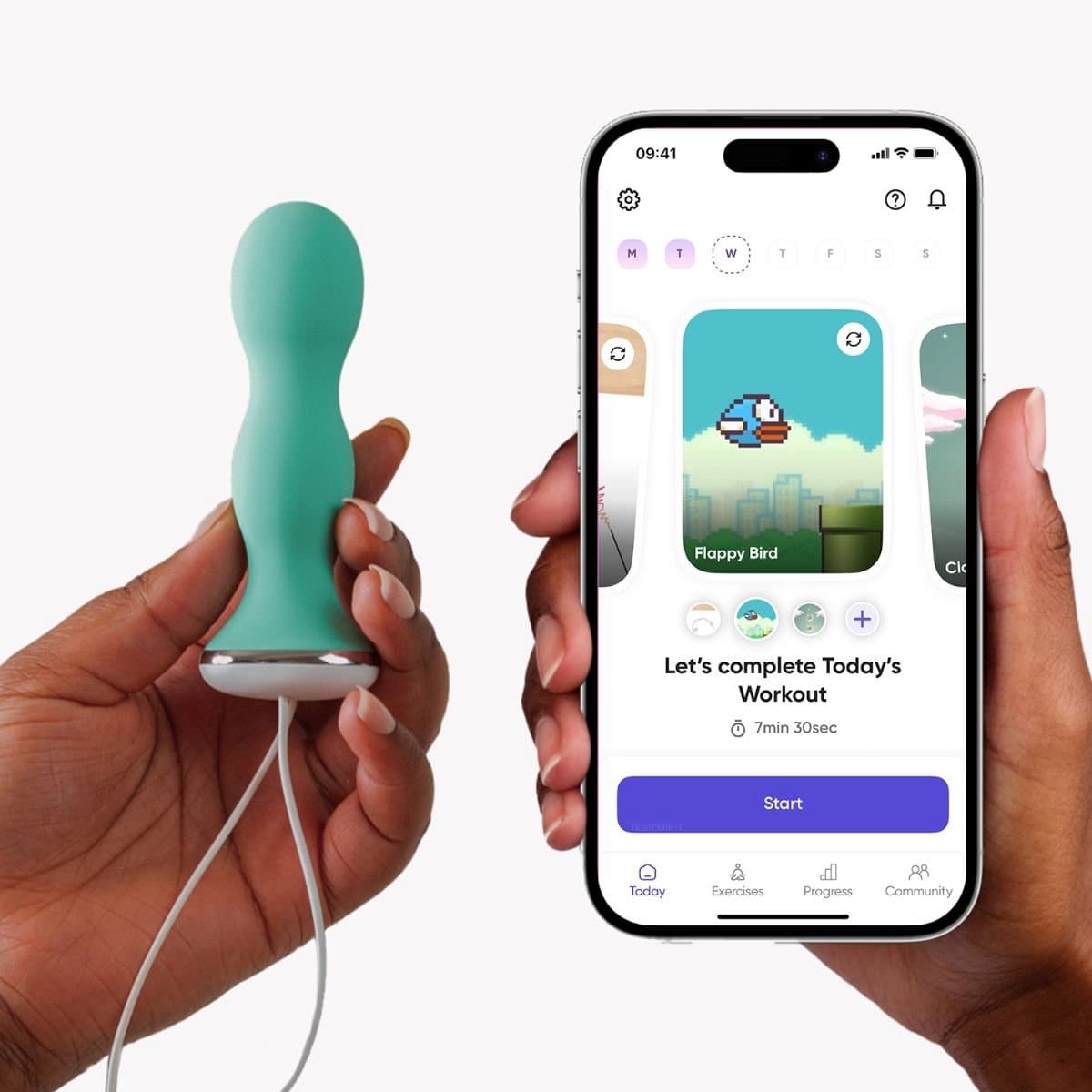 Perifit Care Bekkenbodem Trainer App Controlled - Lindegroen — afbeelding 1