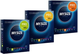 MY.SIZE PRO condoom maat 2,3,4-49,53,57 mm, 3x3 condooms - pasvorm en een geschikte maat voor iedereen — thumbnail 1