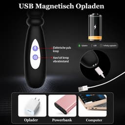 Schok Vibrator - E Stim - Buttplug - Elektrische Stimulatie - Anaal - Tril — thumbnail 4