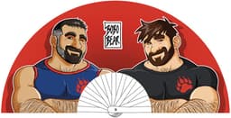 M PROUD TONY & ROBERTO Pride Fan — thumbnail 1