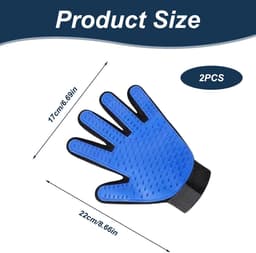 Handschoenen voor huisdieren, handschoenen, borstel voor katten, honden, voor het verwijderen van dode haren van honden, katten, paarden en andere dieren met lang, kort of — thumbnail 4