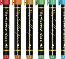 Tijdelijke Body Markers - Huid Verf Pennen - Artistieke Expressie - Instelbare Lijndikte - 10 Levendige Tinten - Meerdere Kleuren — thumbnail 4