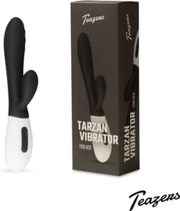 Teazers - Tarzan Vibrator - Oplaadbaar - G-Spot Vibrator - Vibrators voor Vrouwen - Sex Toys voor Vrouwen - Vibrators - Clitoris Stimulator - Zwart — thumbnail 11