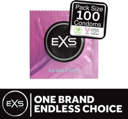 Exs Bubblegum - 100 condooms met Bubblegum smaak & geur — thumbnail 3