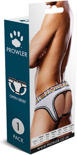 Prowler 4890808273630 - Oversized Paw Open Brief - S - White S — thumbnail 3