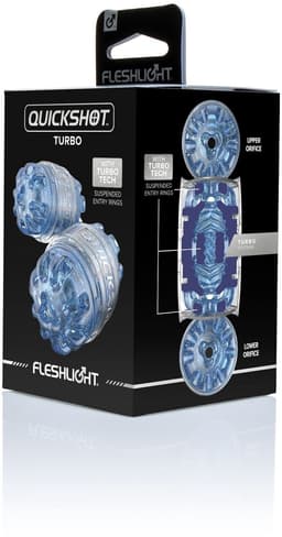 Fleshlight - Quickshot Turbo - Blauw — thumbnail 2