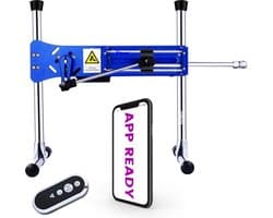 Pro 1 Premium Seksmachine 2.0 Smart App met dildo en afstandsbediening Blauw