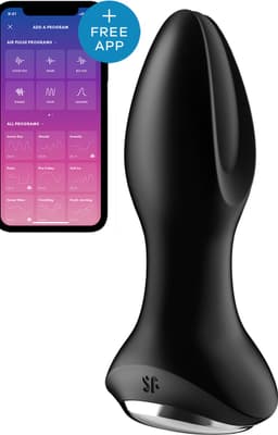 Satisfyer, Bluetooth anaal-vibrator, 'Rotator Plug 2 Connect App', 12,5 cm, met app, 2 in 1: vibrerende en roterende balletjes, 2 motoren — thumbnail 5