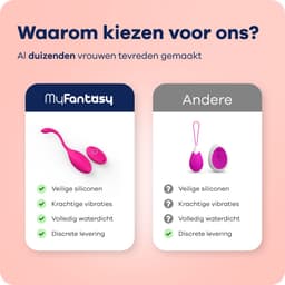MyFantasy Vibrerend Ei met Afstandsbediening – Vibrators voor Vrouwen – Remote Clitoris Stimulator - Seksspeeltjes voor Koppel - Sex Toys voor Koppels - Kamasutra Eitjes - Vibrator Tril Ei - Sex Ei Roze — thumbnail 4
