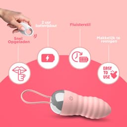 PureVibe® WaveGlow - Vibrerende eieren - Draagbare vibrerend ei met afstandsbediening - 10 vibratiestandjes - sex toys voor vrouwen en koppels - vibrators - vibrator - Erotiek - Seksspeeltjes — thumbnail 2