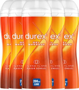 Durex Play Massage 2/1 Sensitive 200ML - 5 Stuks - Voordeelverpakking — thumbnail 1