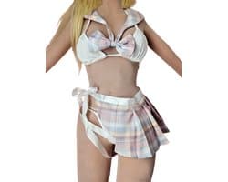 BamBella ® Sexy Cosplay Rollenspel kleding outfit dames Schoolmeisje - Onesize