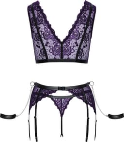 Open Verleidelijk Bondage Lingerie Set — thumbnail 4